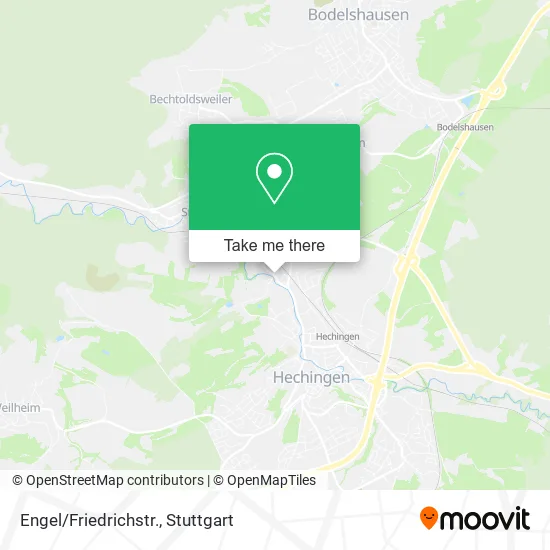 Карта Engel/Friedrichstr.