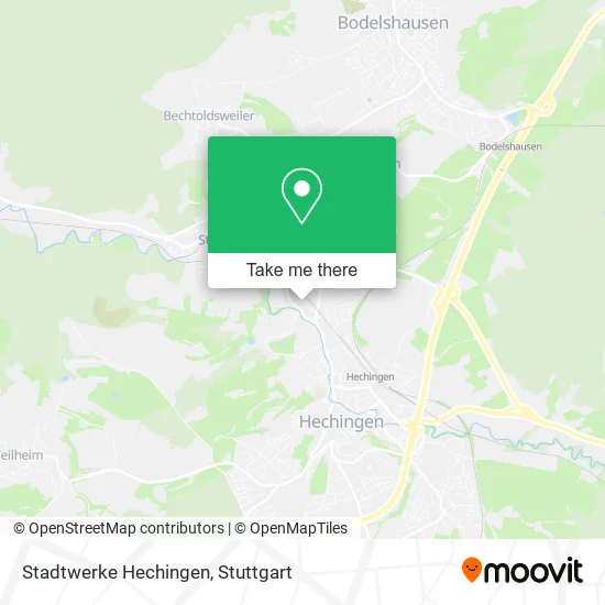 Карта Stadtwerke Hechingen