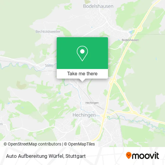 Карта Auto Aufbereitung Würfel