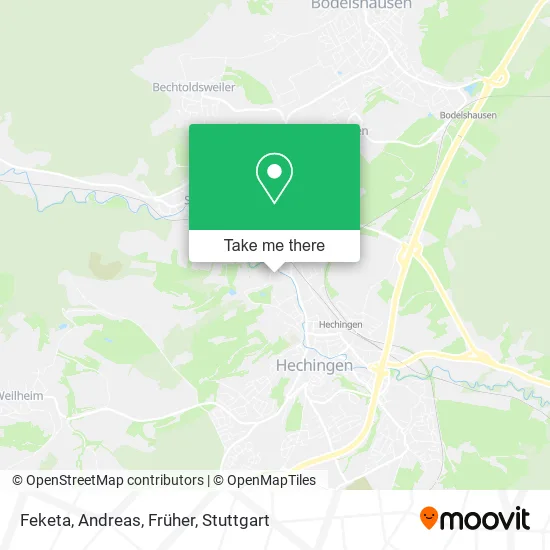 Карта Feketa, Andreas, Früher
