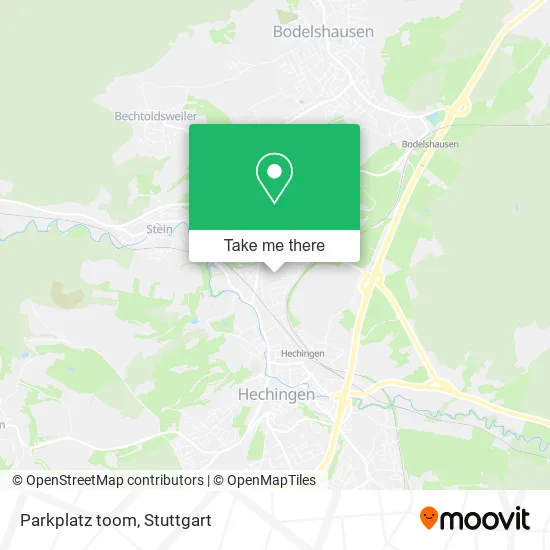 Карта Parkplatz toom
