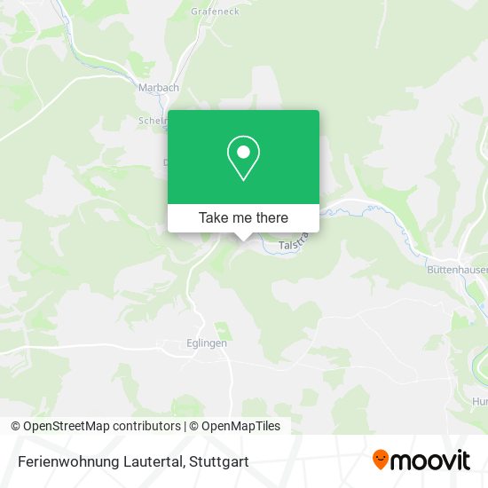 Ferienwohnung Lautertal map