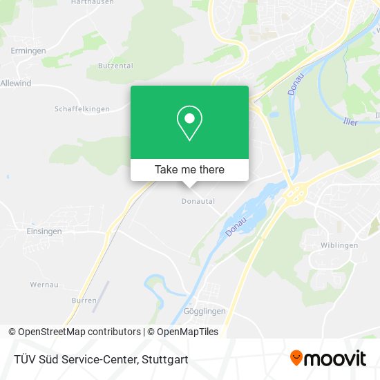 TÜV Süd Service-Center map