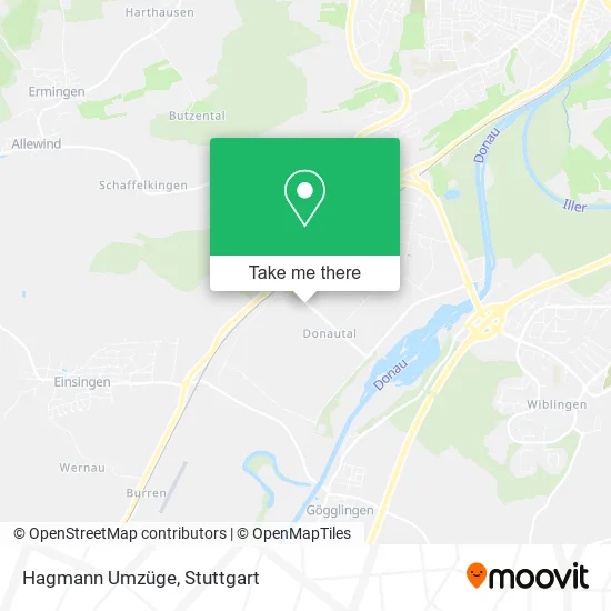 Карта Hagmann Umzüge