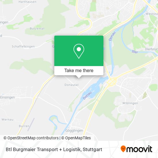 Btl Burgmaier Transport + Logistik map