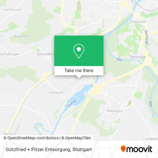 Карта Götzfried + Pitzer Entsorgung