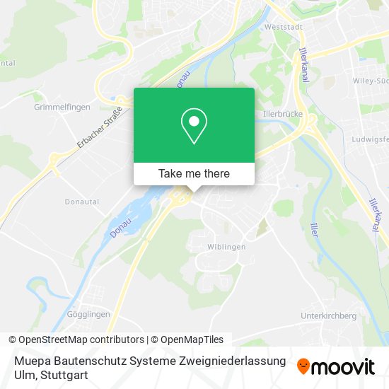 Muepa Bautenschutz Systeme Zweigniederlassung Ulm map