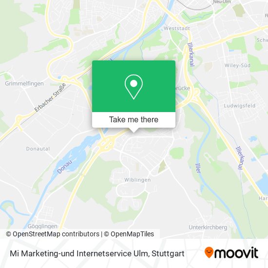 Mi Marketing-und Internetservice Ulm map