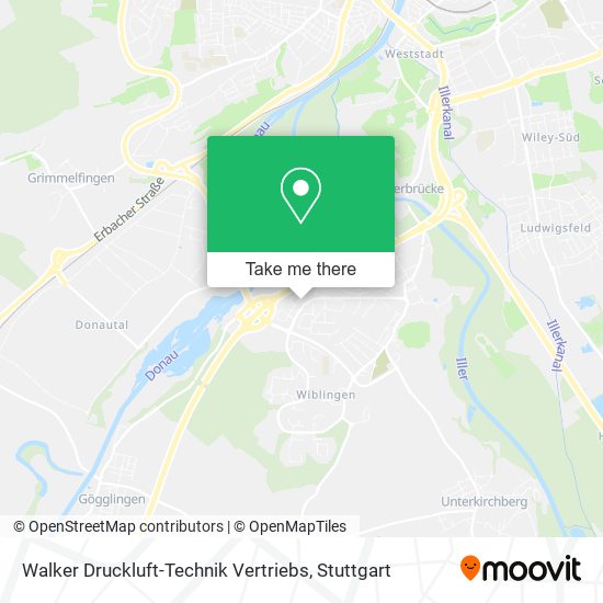 Walker Druckluft-Technik Vertriebs map