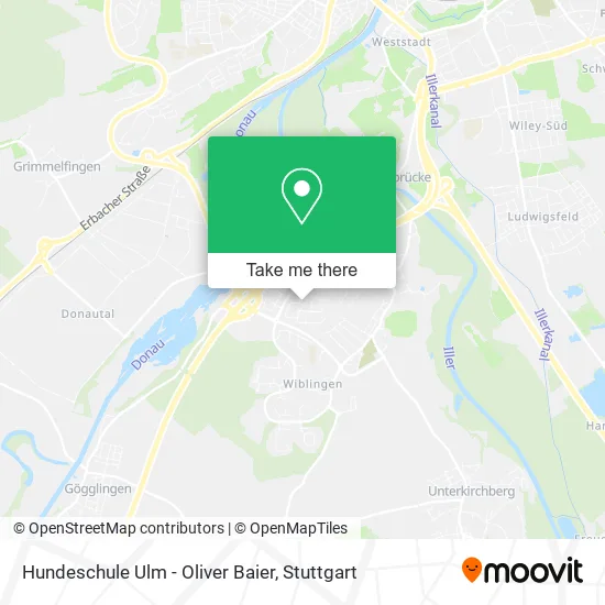Карта Hundeschule Ulm - Oliver Baier