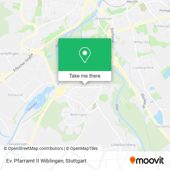 Карта Ev. Pfarramt II Wiblingen