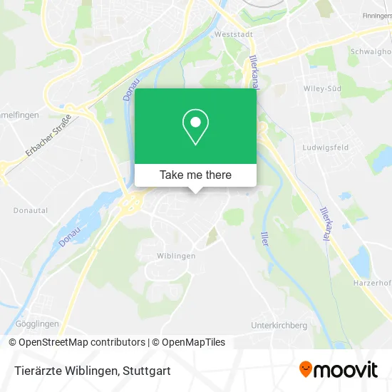Карта Tierärzte Wiblingen