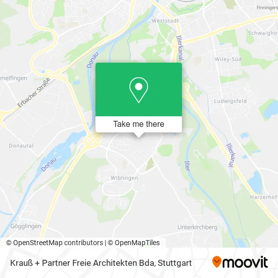 Карта Krauß + Partner Freie Architekten Bda