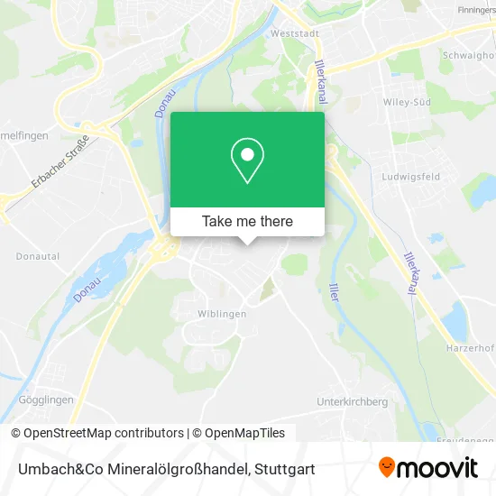 Карта Umbach&Co Mineralölgroßhandel