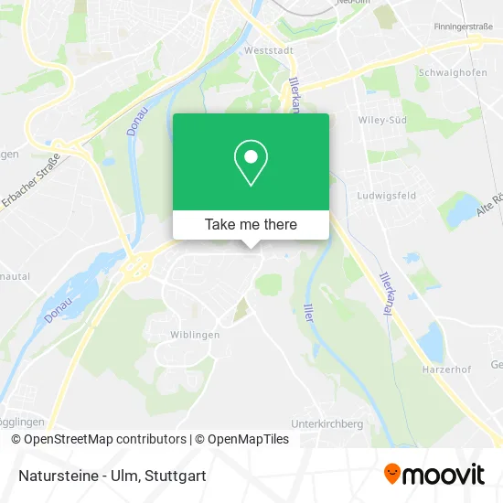 Карта Natursteine - Ulm