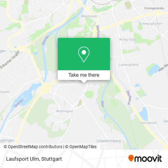 Laufsport Ulm map