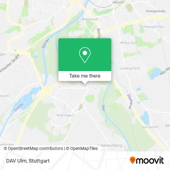 Карта DAV Ulm