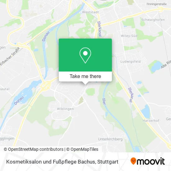 Карта Kosmetiksalon und Fußpflege Bachus