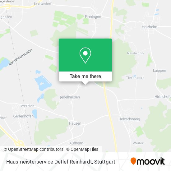 Hausmeisterservice Detlef Reinhardt map