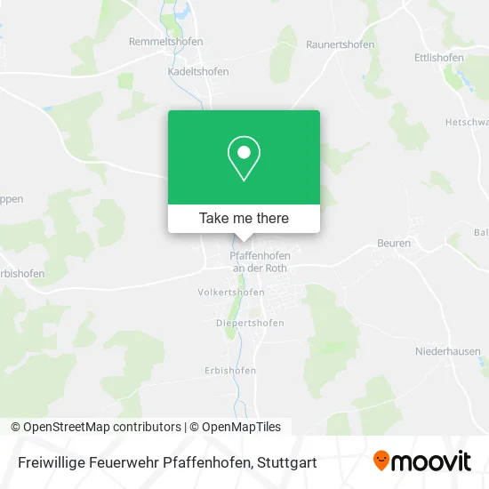 Карта Freiwillige Feuerwehr Pfaffenhofen