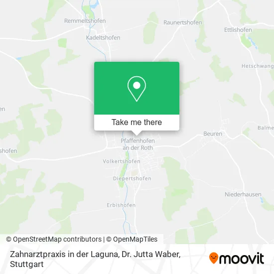 Карта Zahnarztpraxis in der Laguna, Dr. Jutta Waber