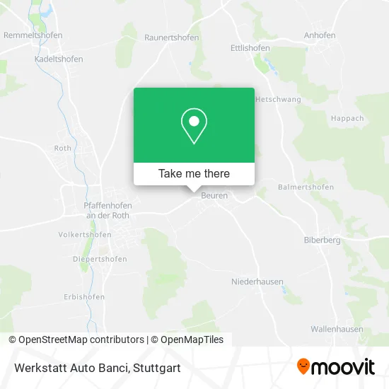 Карта Werkstatt Auto Banci