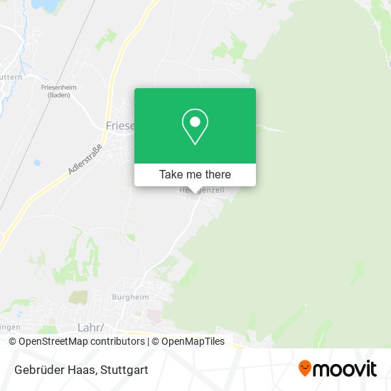 Карта Gebrüder Haas