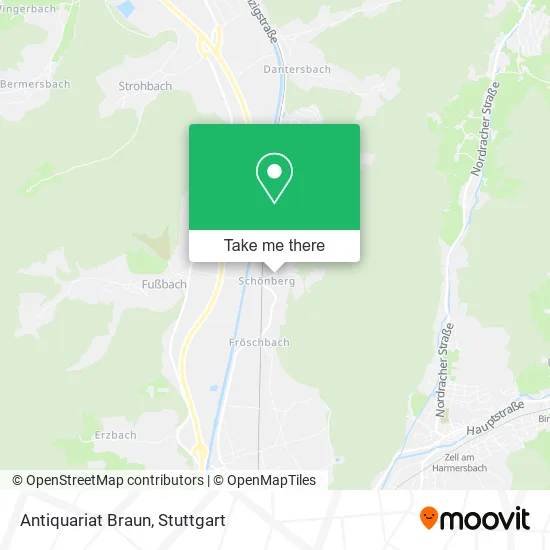 Карта Antiquariat Braun