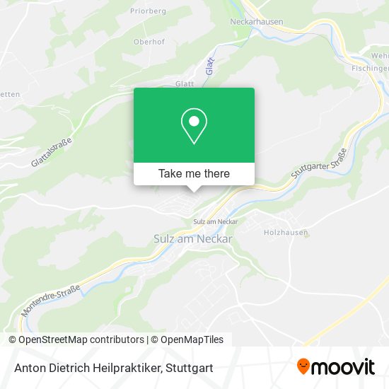 Карта Anton Dietrich Heilpraktiker