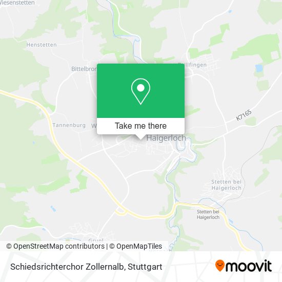 Schiedsrichterchor Zollernalb map