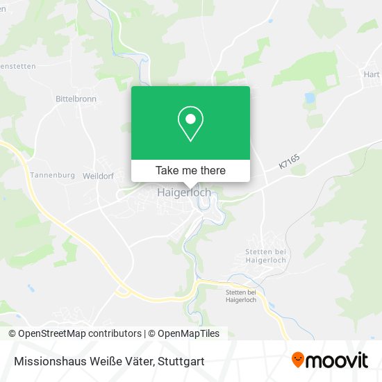 Missionshaus Weiße Väter map