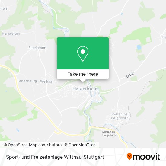 Карта Sport- und Freizeitanlage Witthau