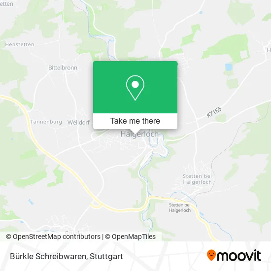 Карта Bürkle Schreibwaren