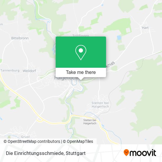 Die Einrichtungsschmiede map