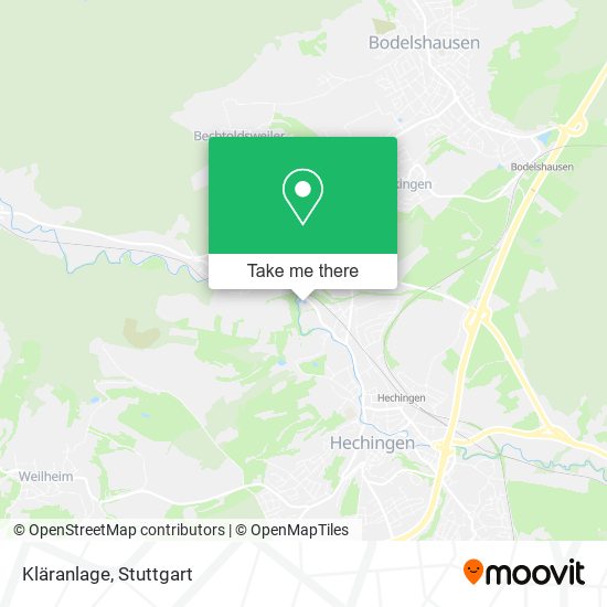 Карта Kläranlage