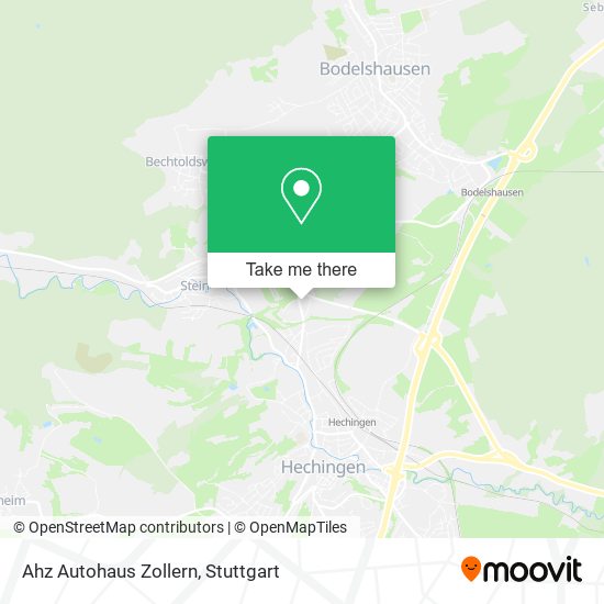 Ahz Autohaus Zollern map