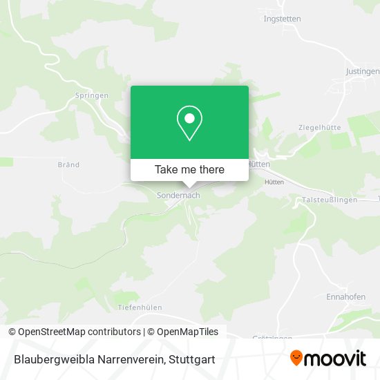Blaubergweibla Narrenverein map