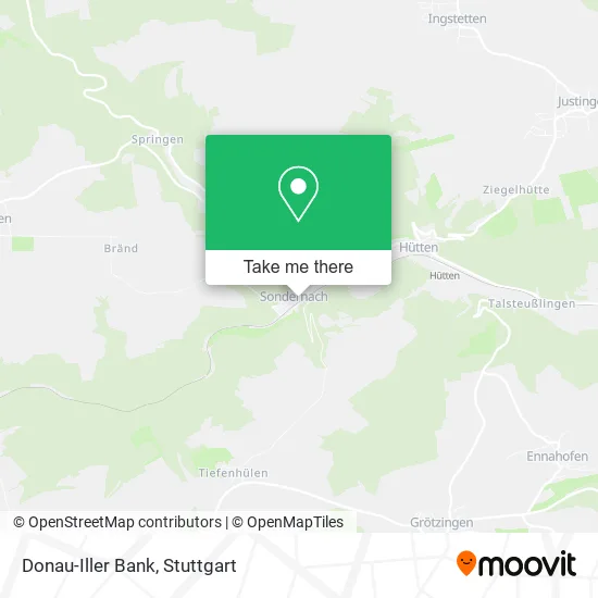 Карта Donau-Iller Bank