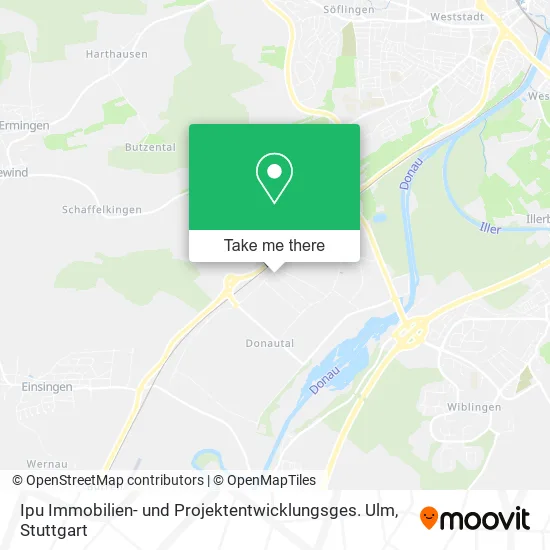 Карта Ipu Immobilien- und Projektentwicklungsges. Ulm