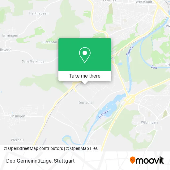 Карта Deb Gemeinnützige