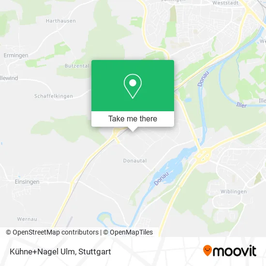 Карта Kühne+Nagel Ulm