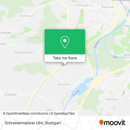 Schreinermeister Ulm map