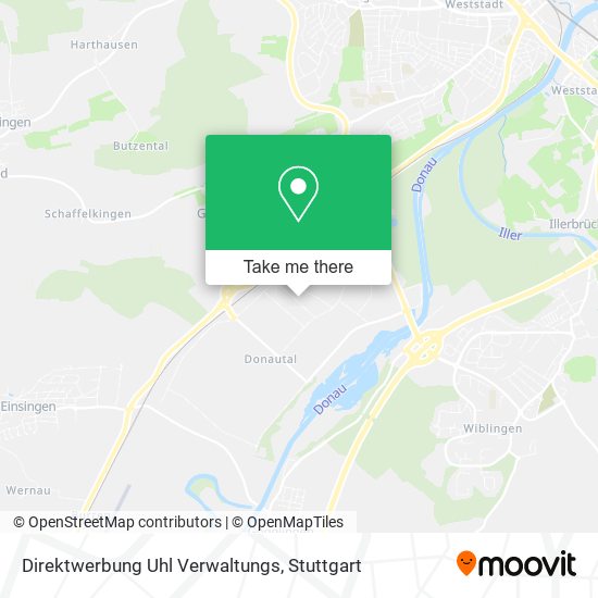 Direktwerbung Uhl Verwaltungs map