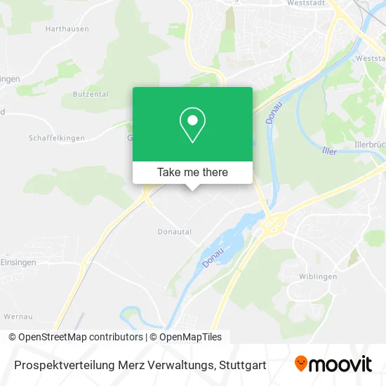 Карта Prospektverteilung Merz Verwaltungs