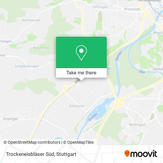 Trockeneisbläser Süd map