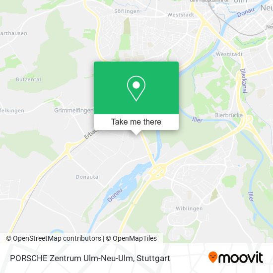 Карта PORSCHE Zentrum Ulm-Neu-Ulm