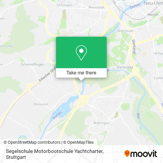 Карта Segelschule Motorbootschule Yachtcharter