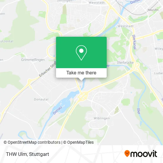 Карта THW Ulm