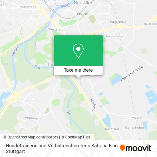 Hundetrainerin und Verhaltensberaterin Sabrina Finn map