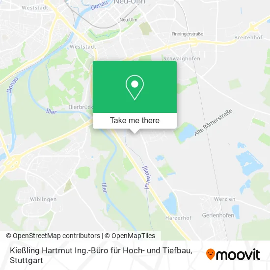 Карта Kießling Hartmut Ing.-Büro für Hoch- und Tiefbau